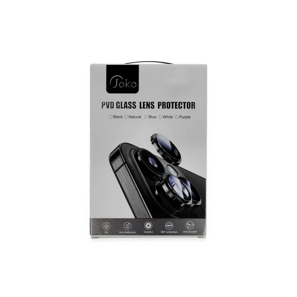 Joko İphone 16 Pvd Metal Kamera Lens - Mavi - Resim 2