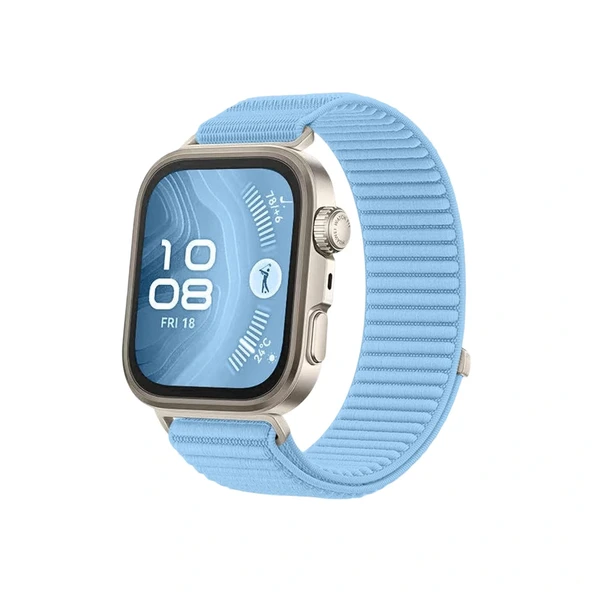 Huawei Fit 4 Braid Kordon - Açık Mavi ürün görseli 1