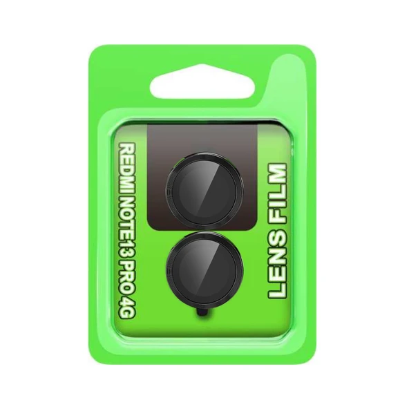 Xiaomi Redmi Note 13 Pro 4g Raze Metal Kamera Lens - Siyah ürün görseli 1