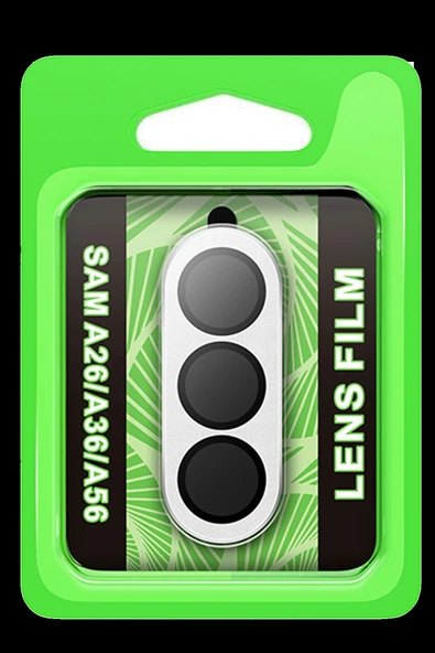 HarmonyAura Samsung Galaxy A26 Raze Metal Kamera Lens - Gümüş ürün görseli 1