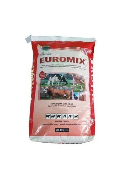Royal Euromix 25 Kg Torba Mayalı Toz Yem Katkısı ürün görseli 1