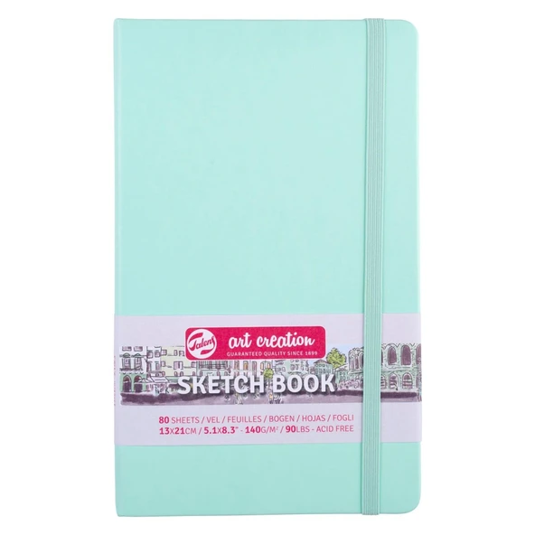 SKETCH BOOK FRESH MINT 13X21CM