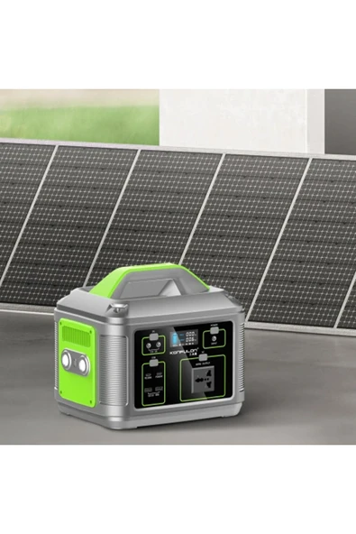 HarmonyAura CN05 Powerbank 600W 128.000 mAh Kamp Şarj 60W PD - Siyah - Resim 5