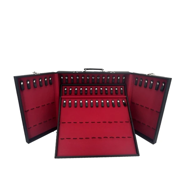 Kuyumcu Tespih Takı Taşıma Ve Saklama Çantası 49'lu Siyah ürün görseli 1