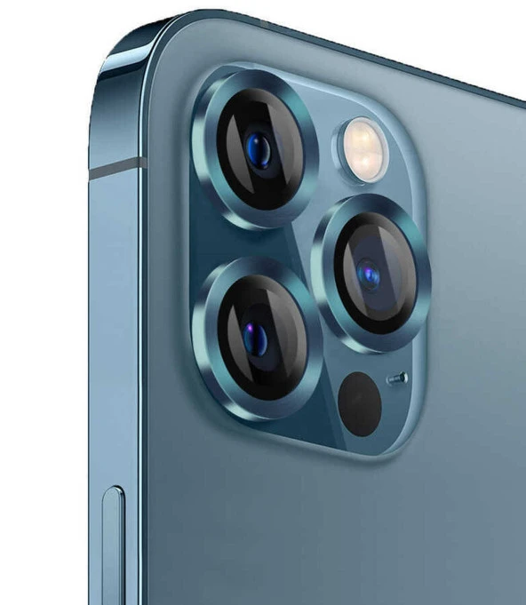 Logis Apple İphone 13 Pro Max Renkli Kamera Lens Koruma Camı 3lü - 6