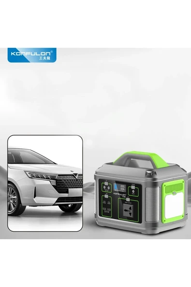 HarmonyAura CN05 Powerbank 600W 128.000 mAh Kamp Şarj 60W PD - Siyah - Resim 2