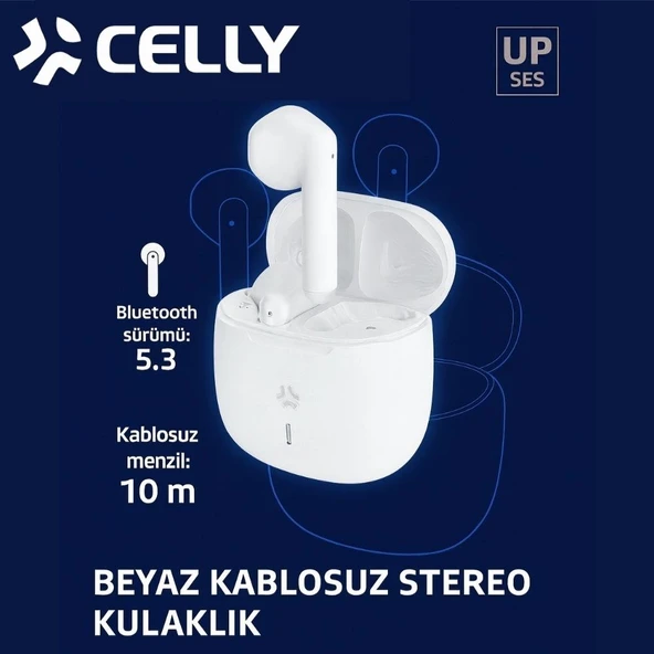 CELLY BUZ2 TWS Tam Kablosuz Bluetooth 5.3 Dokunmatik Kulak İçi Kulaklık Type-C Girişli - Resim 7