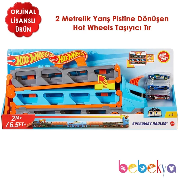 Orjinal Hot Wheels Sürat Pistli Tır Orjinal Hotwheels  Sürat Pisti Tır Oyun Seti GVG37