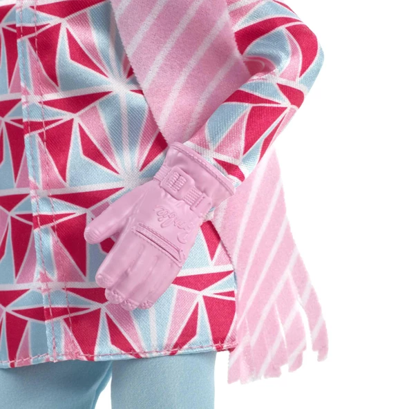 Orjinal Barbie Snowboard Sporcusu Manken Bebek HCN32 Orjinal Barbie Sporcu Bebek - 3