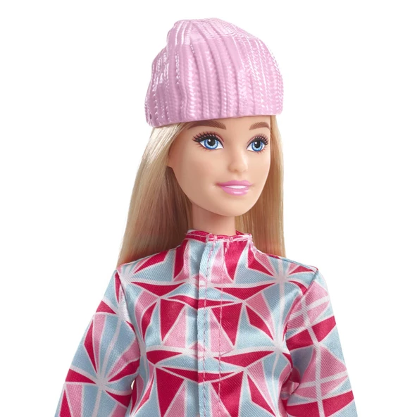 Orjinal Barbie Snowboard Sporcusu Manken Bebek HCN32 Orjinal Barbie Sporcu Bebek - 2
