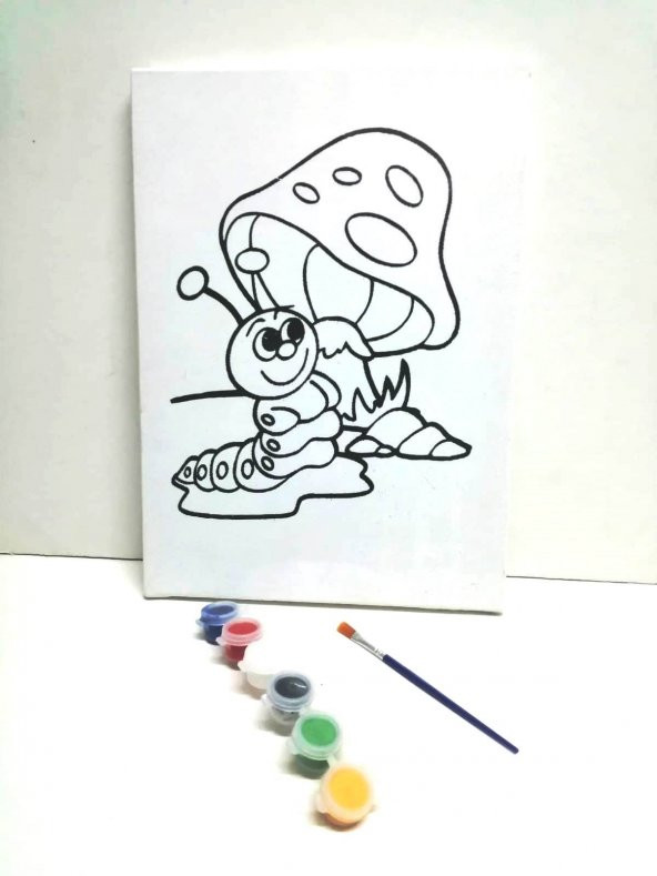 Hayal Sepeti Resimli Tuval Boyama MİNİK TIRTIL 25x35cm