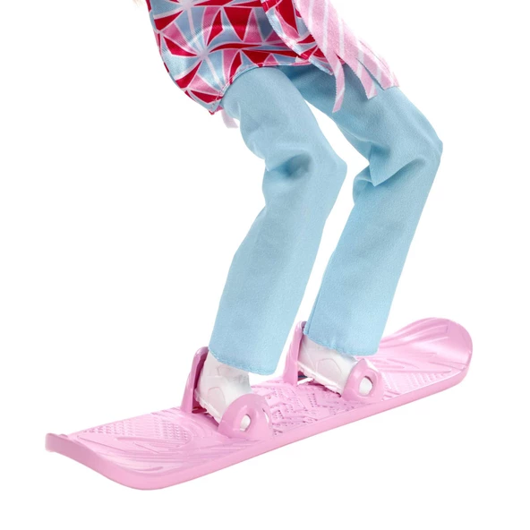 Orjinal Barbie Snowboard Sporcusu Manken Bebek HCN32 Orjinal Barbie Sporcu Bebek - 5