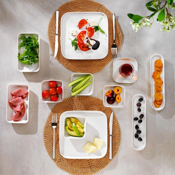 Schafer Luca Kahvaltı Takımı 32 Parça-Krem ürün görseli 1