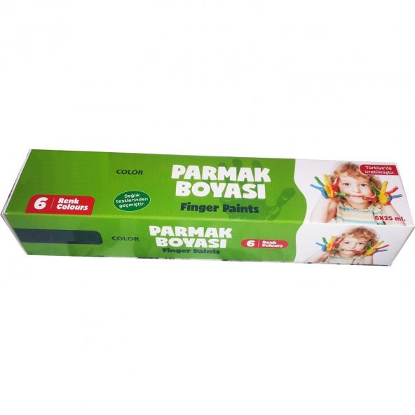 Hayal Sepeti Parmak ve Yüz Boyası 6 Renk 6x25mm - 3