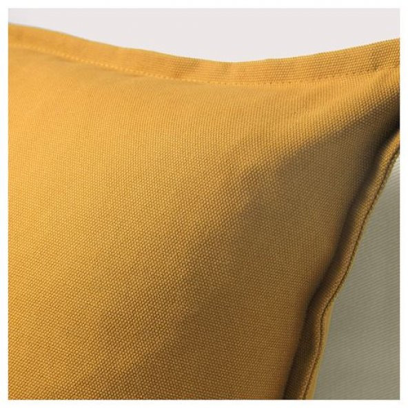 Minder Kırlent Kılıfı 50x50 cm Altın Rengi Fermuarlı Yastık Kılıfı - 2