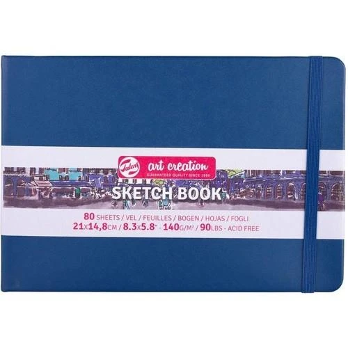 SKETCH BOOK NAVY BLUE 21X14,8CM