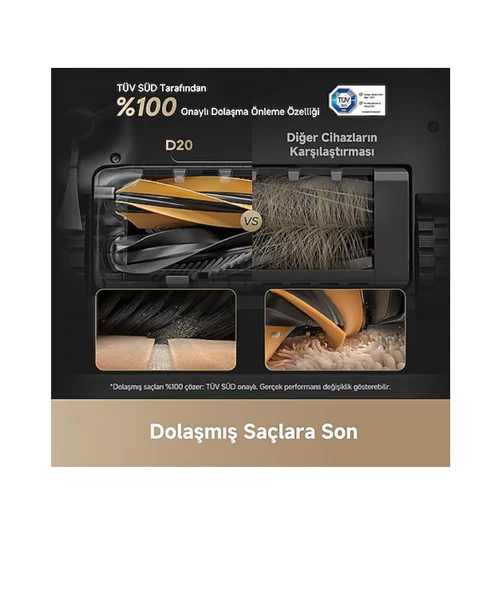 Dreame D20 Akıllı Robot Süpürge - Resim 3