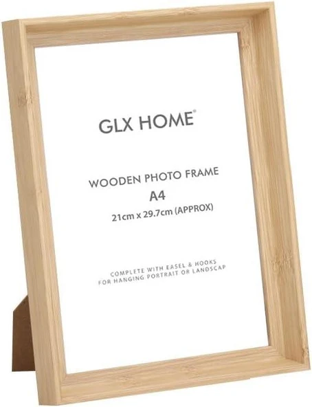 Efemark Premium Serisi 21 * 29 CM Ahşap Çerçeve (A4 Boyutunda) Sütlü Kahve ürün görseli 1