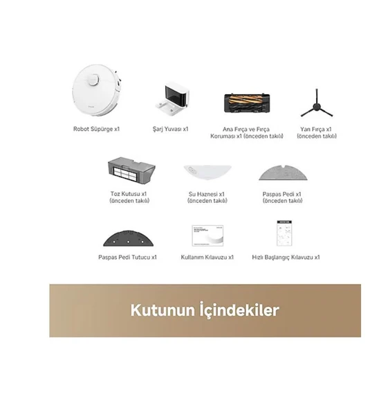 Dreame D20 Akıllı Robot Süpürge - Resim 4