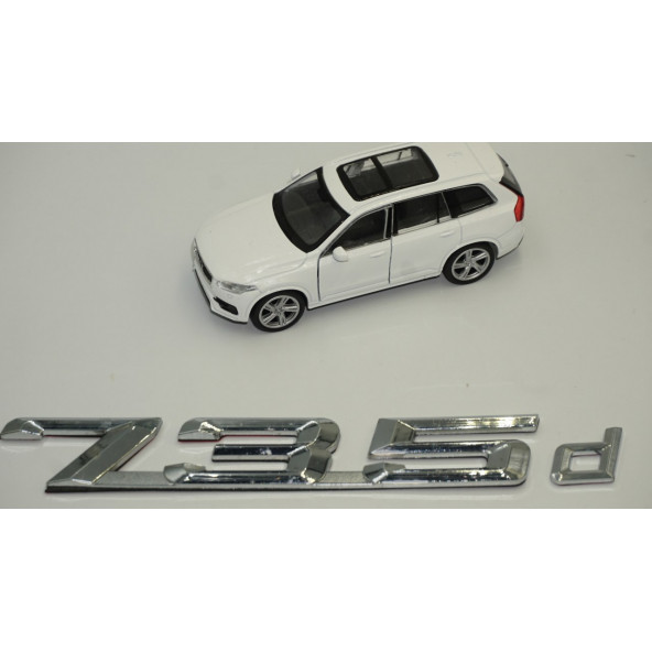 Bmw 735d Bagaj Krom ABS 3M 3D Yazı Logo Orjinal Ürün - 2