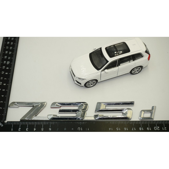 Bmw 735d Bagaj Krom ABS 3M 3D Yazı Logo Orjinal Ürün - 3