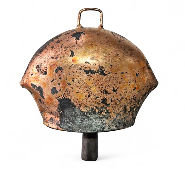 10 No Dövme Bakır Çan Koyun Keçi Koç Teke Erkeç İnek Davar Hayvan Çanı Kelek Tongurdak Tıkırdak Zil ürün görseli 1