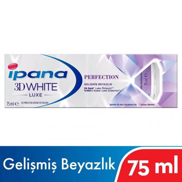 İPANA 3D WHİTE LUXE PERFECTİON DİŞ MACUNU 75 ML