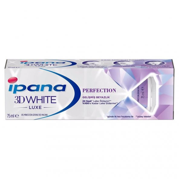 İPANA 3D WHİTE LUXE PERFECTİON DİŞ MACUNU 75 ML - 2