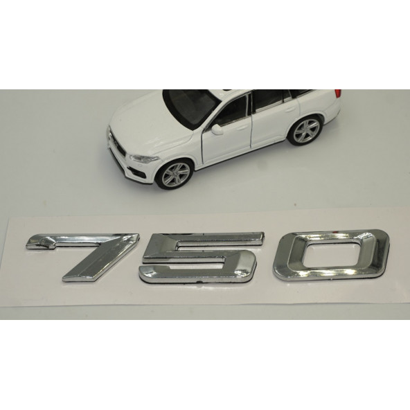 Bmw 750 Bagaj Krom ABS 3M 3D Yazı Logo Orjinal Ürün - 3