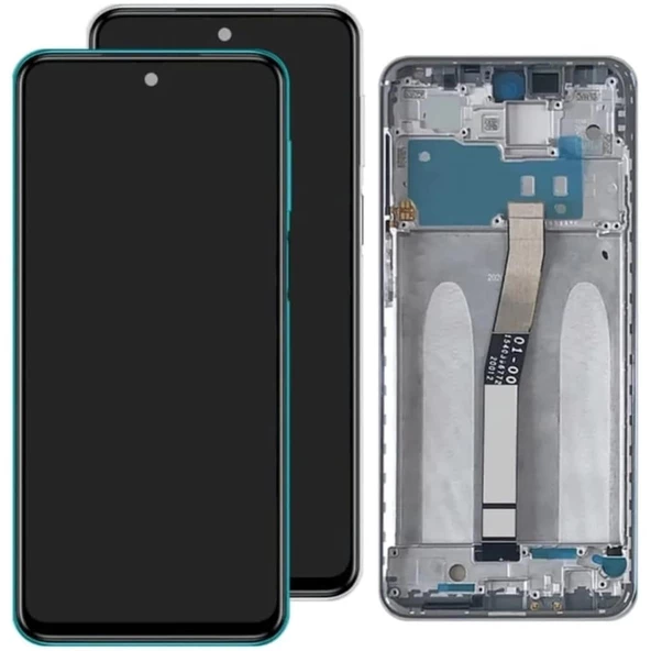 Xiaomi Redmi Note 9S Lcd Ekran Dokunmatik Çıtalı (502928383)