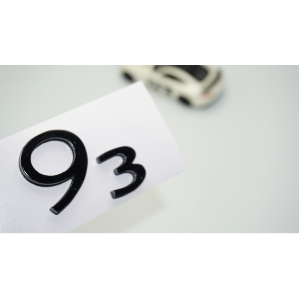 DK Tuning Saab 93 Bagaj Parlak Siyah ABS Logo Amblem Arma ürün görseli