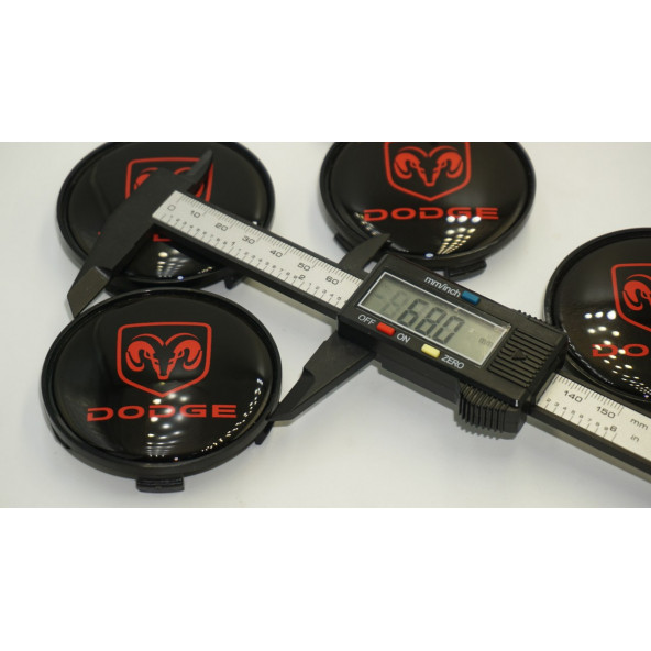 Dodge Jant Göbeği Kapak Seti 68mm - 6