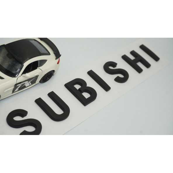 DK Mitsubishi Ön Kaput Ve Bagaj 3M 3D ABS Siyah Yazı Logo - 3