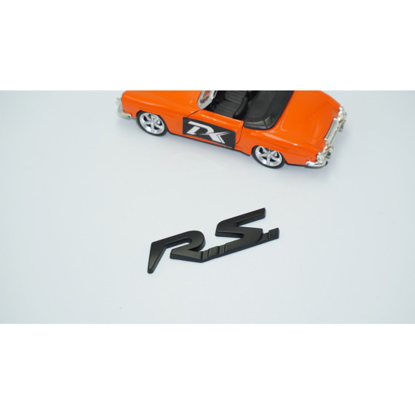 DK Tuning RS Bagaj 3M Siyah Metal Logo Arma Renault İle Uyumlu - 2