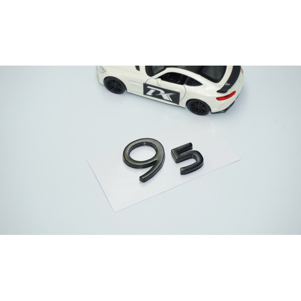 DK Tuning Saab 95 Bagaj Parlak Siyah ABS Logo Amblem Arma - 2