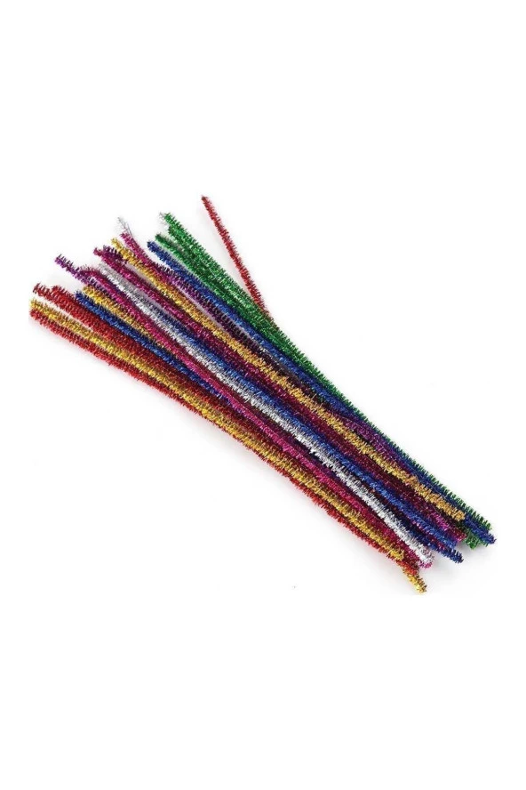 Puti Şönil 30 Cm Metalik 25 Adet