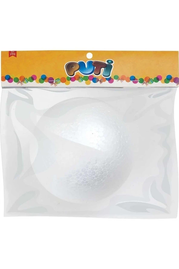 Puti Köpük Top 15 CM Tekli