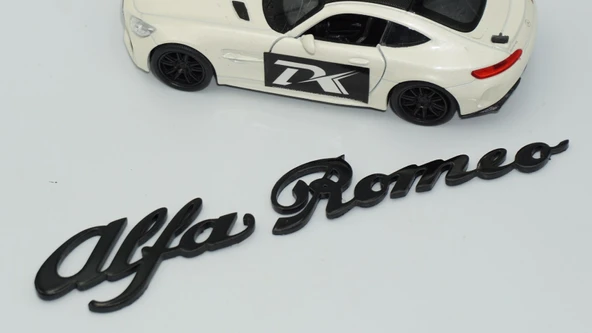 DK Tuning Alfa Romeo Siyah ABS Bagaj 3M 3D Yazı Amblem - 4