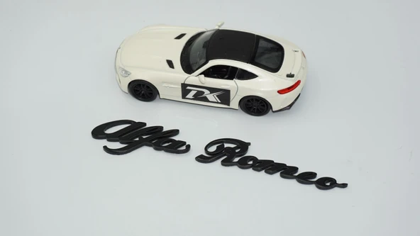 DK Tuning Alfa Romeo Siyah ABS Bagaj 3M 3D Yazı Amblem - 3