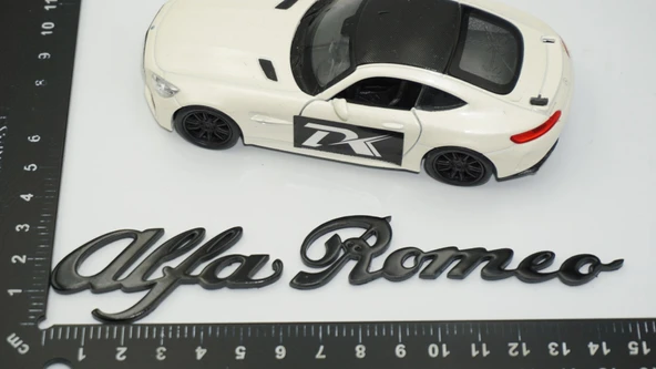 DK Tuning Alfa Romeo Siyah ABS Bagaj 3M 3D Yazı Amblem - 2