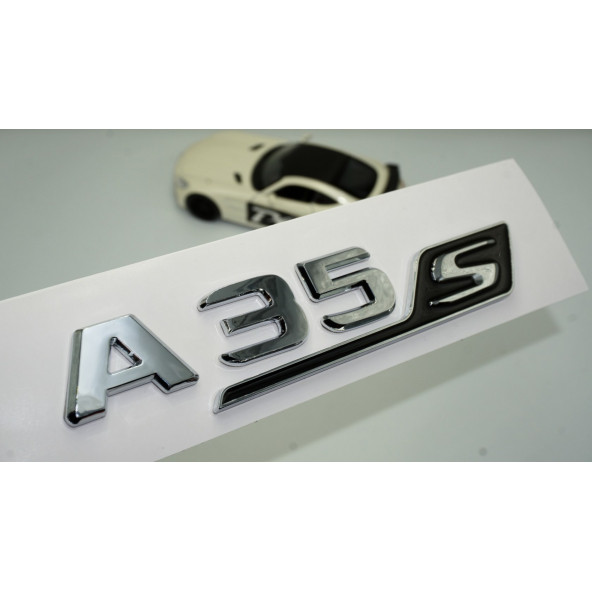 DK Benz A 35S Bagaj Krom Siyah ABS 3M 3D Yazı Logo