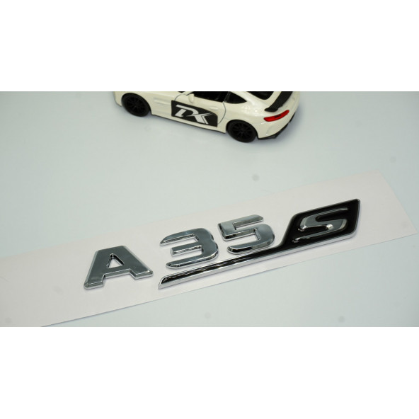 DK Benz A 35S Bagaj Krom Siyah ABS 3M 3D Yazı Logo - 2