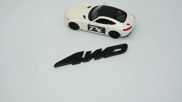 DK Tuning Arazi Off Road 4WD Siyah ABS Yazı Logo Amblem - Resim 3