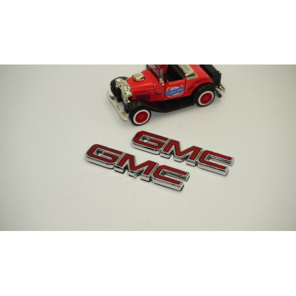 GMC 3M 3D Krom ABS Çamurluk Yanı Logo Arma Seti - 2