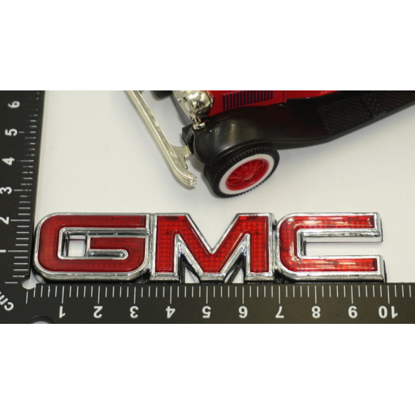 GMC 3M 3D Krom ABS Çamurluk Yanı Logo Arma Seti - 7