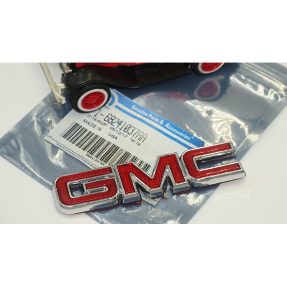 GMC 3M 3D Krom ABS Çamurluk Yanı Logo Arma Seti - 8