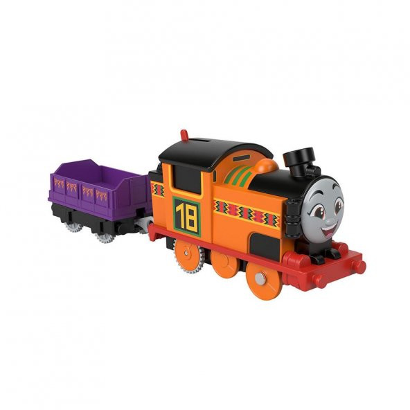 Orjinal Fisher Price Thomas ve Arkadaşları Motorlu Büyük Trenler NIA Thomas Pilli Motorlu Tren - Resim 7