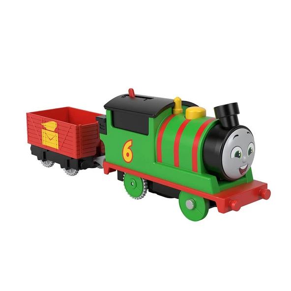 Orjinal Fisher Price Thomas ve Arkadaşları Motorlu Büyük Trenler PERCY Thomas Pilli Motorlu Tren - Resim 5