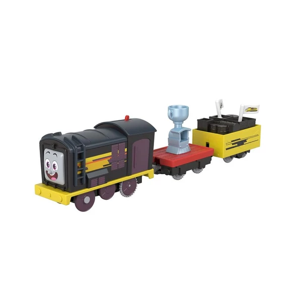Orjinal Fisher Price Thomas ve Arkadaşları Motorlu Vagonlu Büyük Trenler Motorized DELIVER THE WIN DIESEL ürün görseli