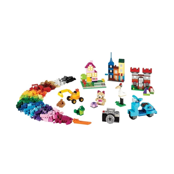 Orjinal LEGO Classic Büyük Boy Yaratıcı Bloklar Kutusu Orjinal Lego Klasik 10698 Yapım Parçaları - 2